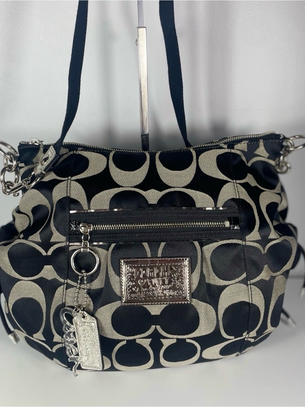 Coach poppy Signature Canvas Crossbody Bag